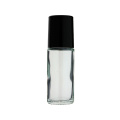 Bulk Packing Refillable Roller Black Color 30ml 50ml Roll On Empty Glass Bottles For Essential Oils